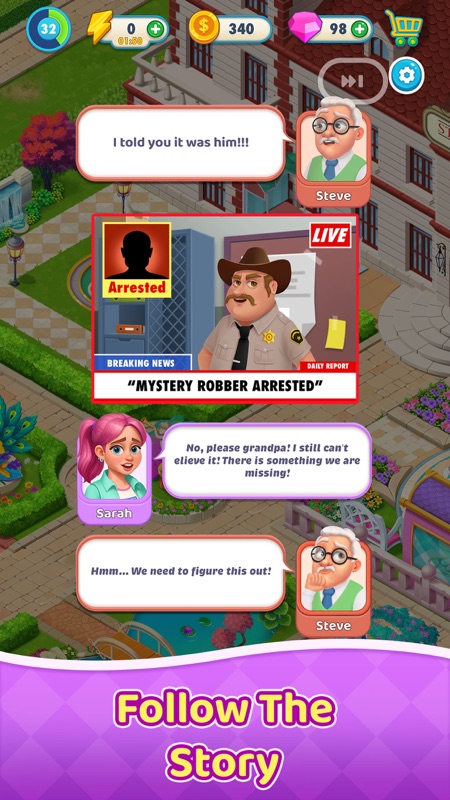 Mystery Inn: Merge Adventure screenshot 2