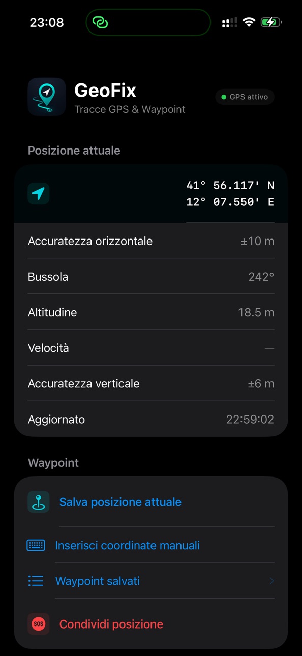 iPhone screenshot
