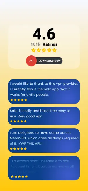 Mena VPN: UAE, KSA, Oman iPhone screenshot 6