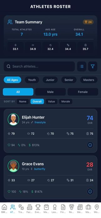 Swim Manager Pro Screenshot 2 of 3