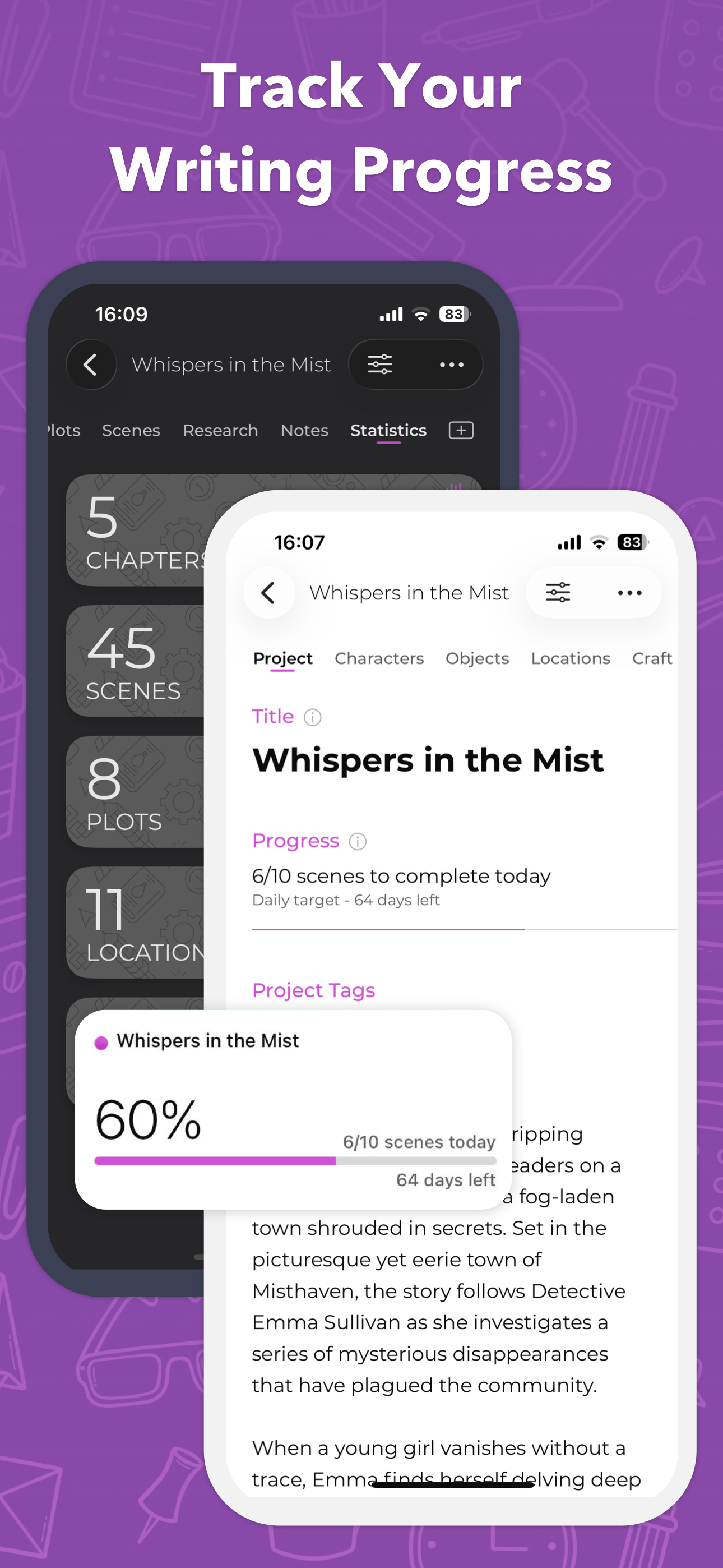 Story Planner for Writers