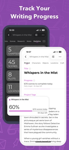 Story Planner for Writers iPhone screenshot