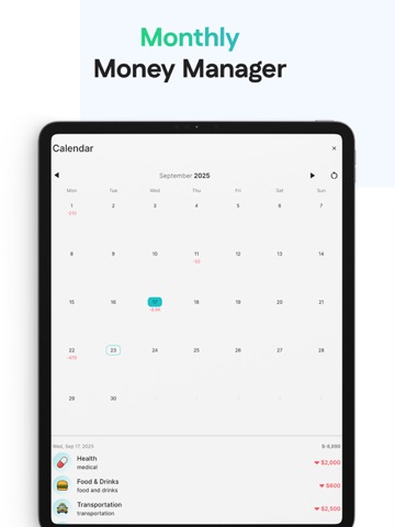 Rolly: AI Budget Money Tracker iPad screenshot 7