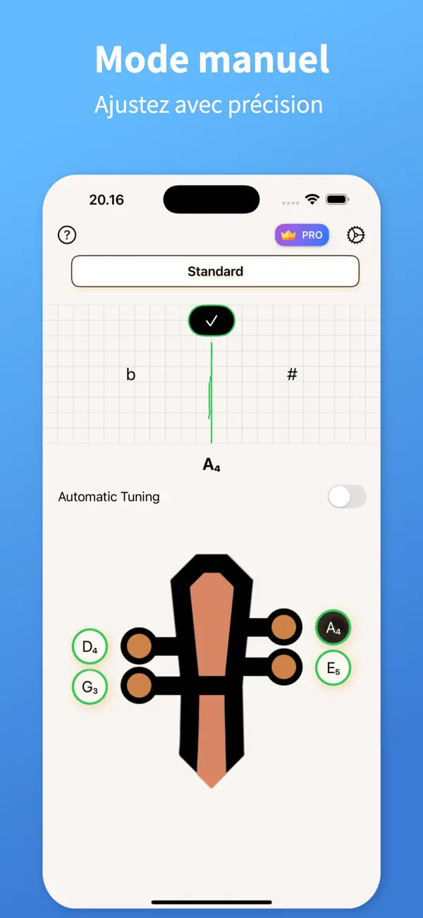 Screenshot #3 pour Accordeur Violon