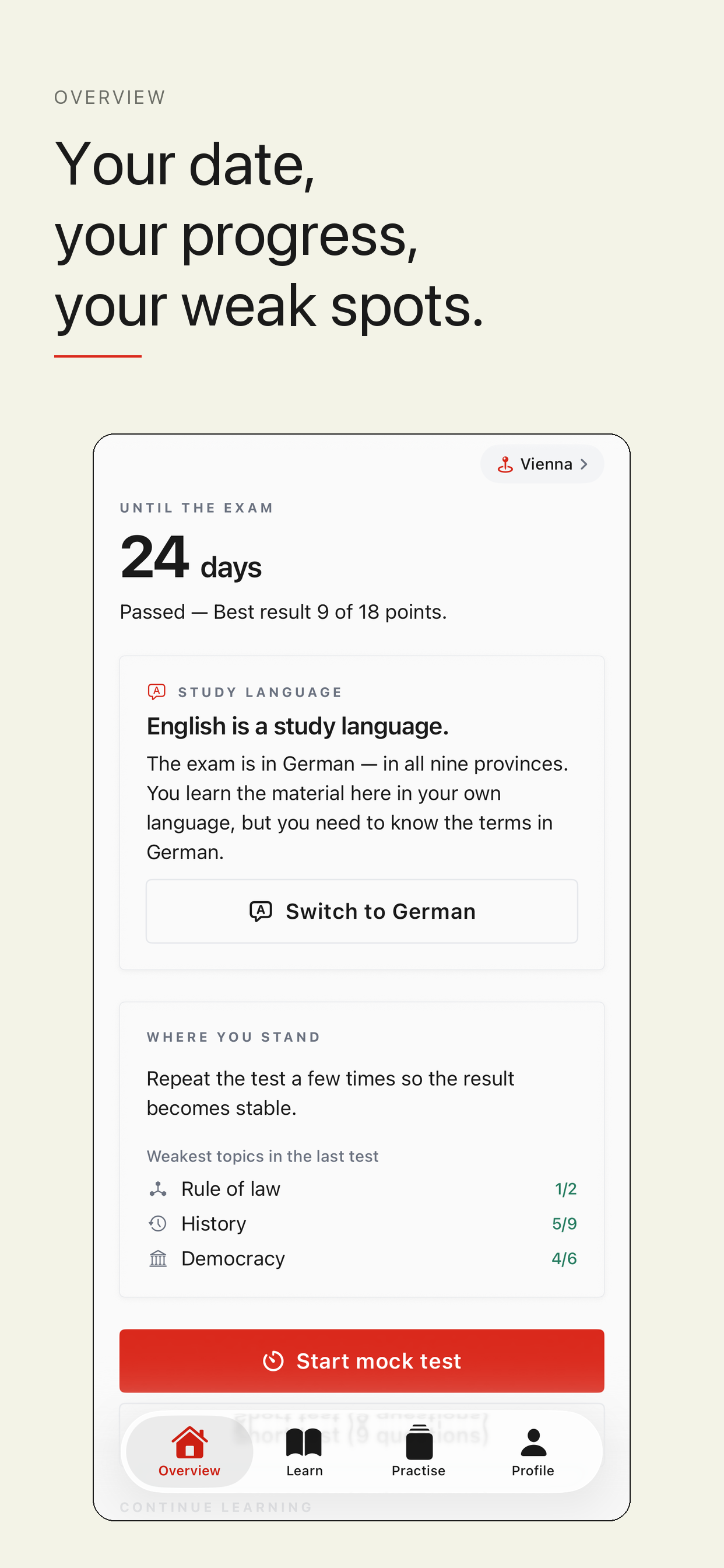 Staatsbürgertest Österreich screenshot 2