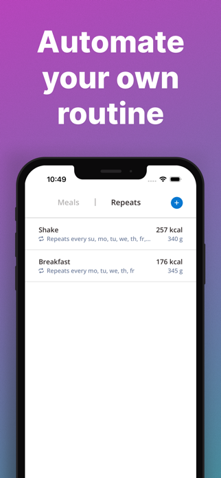 Swiftbite - Free Food Tracker Screenshot 5 of 6