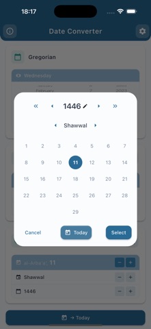 Date Converter: Calendars Screenshot 3 of 7