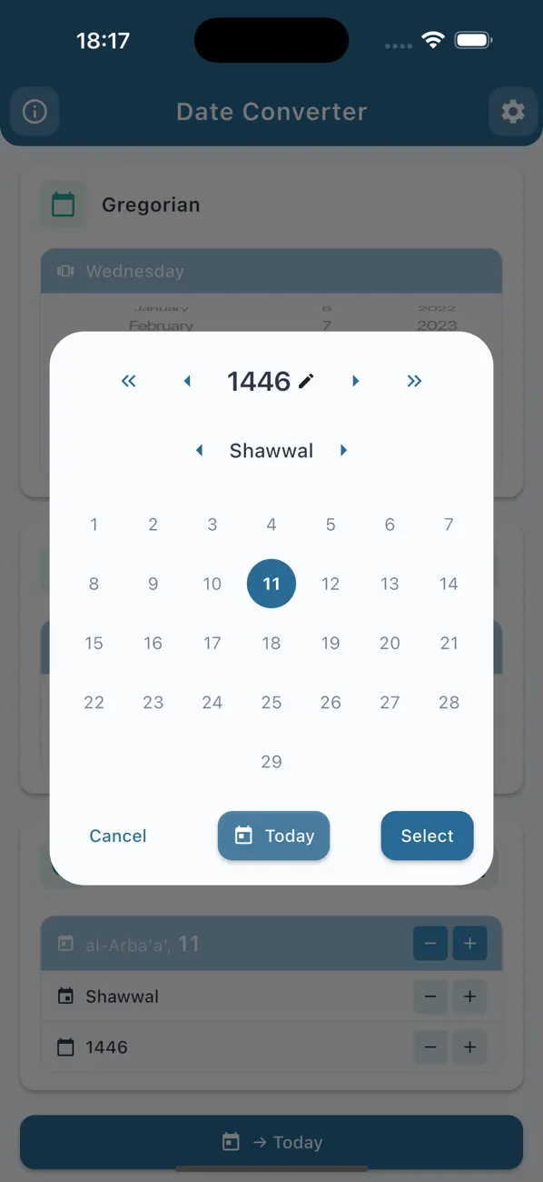 Screenshot #3 pour Date Converter: Calendars