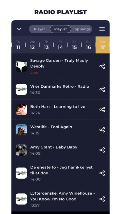 Radio Denmark: Webradio/DAB/FM Screenshot