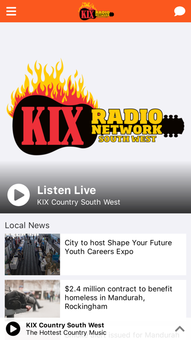 KIX Country South West Screenshot 1 - AppWisp.com KIX Country South West Screenshot 1 - AppWisp.com