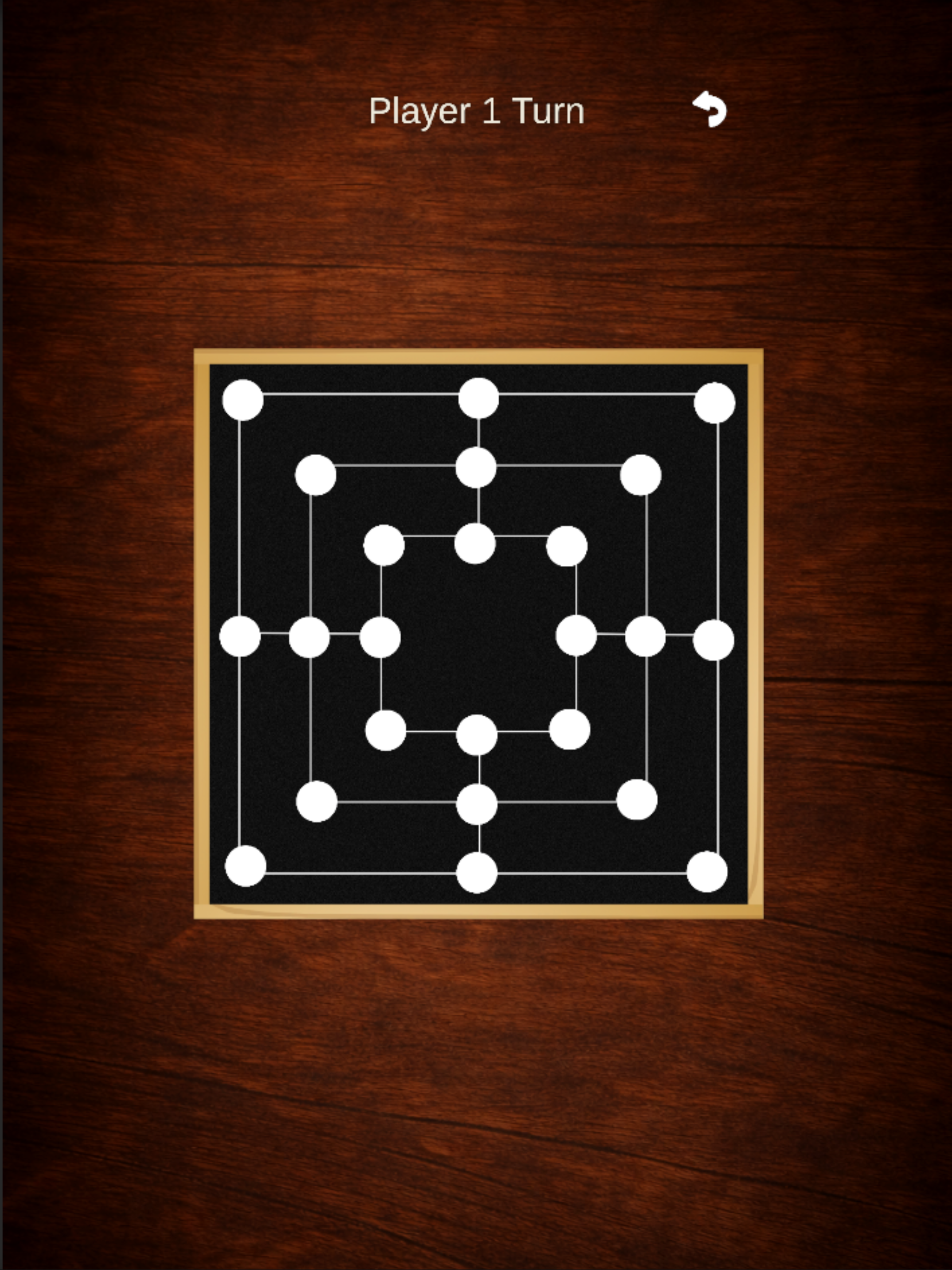 Mills Game – Nine Men’s Morris