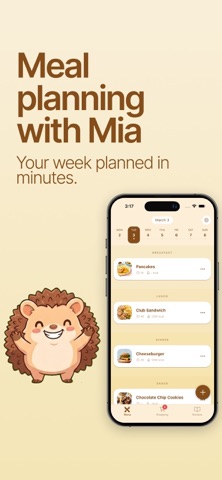 Mia Meal Planner screenshot