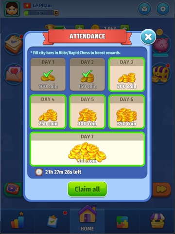 Chess Club: Online board game iPad screenshot