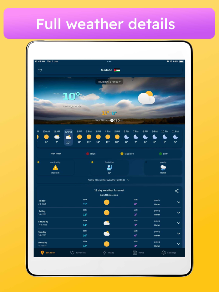 Weather Arab climate