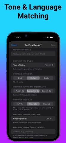 ReplyAI Keyboard iPhone screenshot