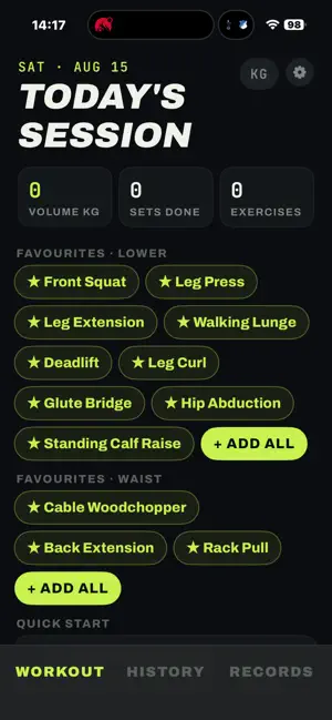 Iron Log Weight Training screenshot 1
