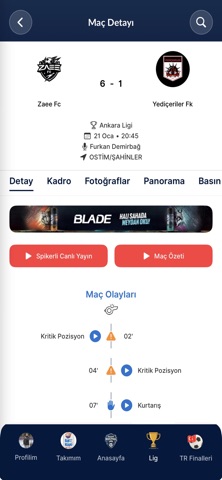 Blade Rakipbul Ligi screenshot