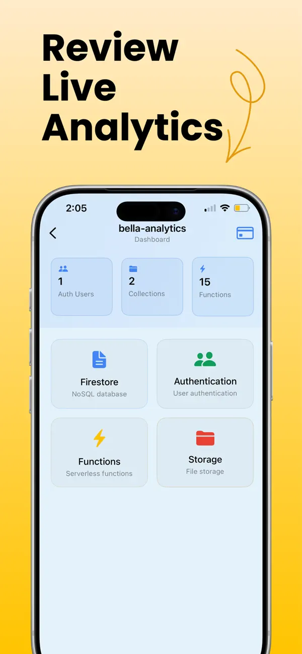 #2. Firelog: Firebase Console App (iOS) بواسطة: Valet Hero LLC