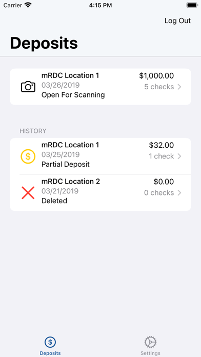 First Mid Business Deposit Screenshot