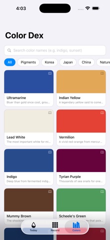 Paletta: Color Diary iPhone screenshot