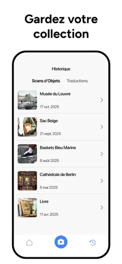 Capture d'écran de Lens AI & Reverse Image Search sur iPhone 6