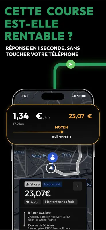 Drivee - Radar VTC & Livreur screenshot 1 of 8