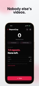 RepostZap: Repost Remover screenshot