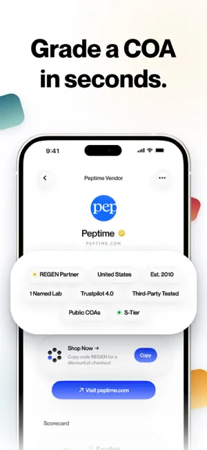 REGEN - Peptide Health Layer screenshot 4