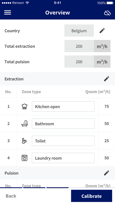 Renson Installer Screenshot