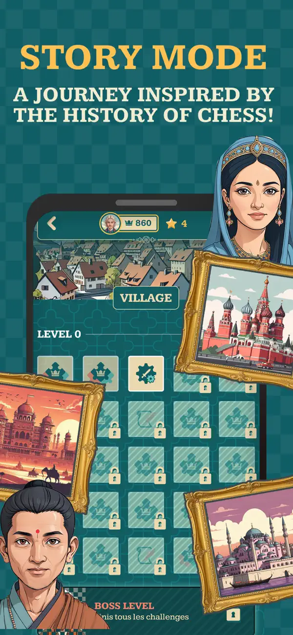 Screenshot #3 pour Chess Story
