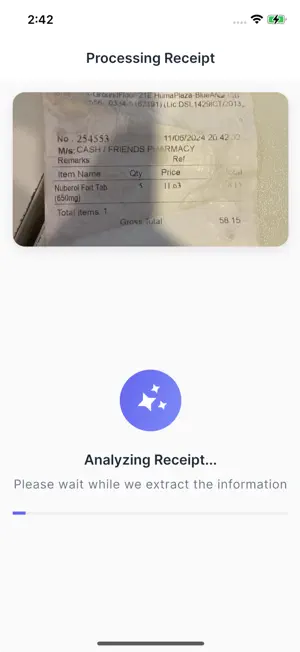 Receiptly - Expense Tracker screenshot 2