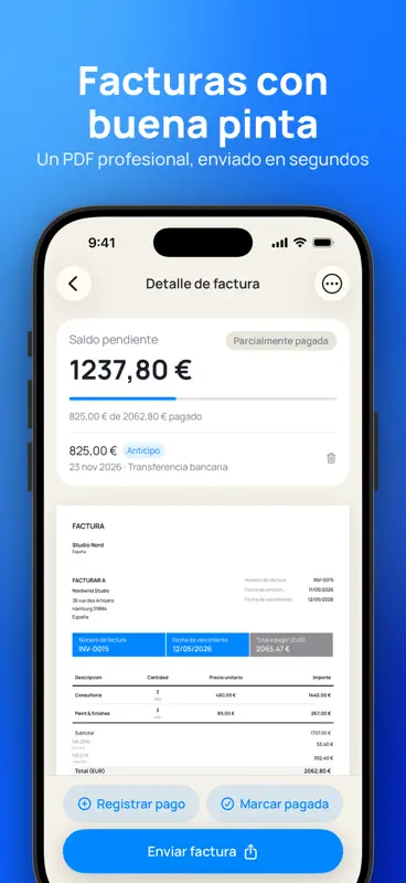 Facturas: Simplebooks screenshot 2 of 6