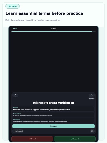 Azure SC-900 Fundamentals iPad screenshot