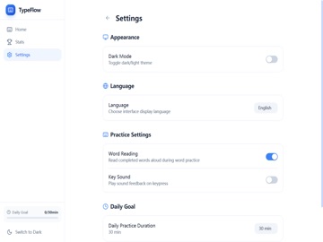 TypeFlow - Learn Typing iPad screenshot