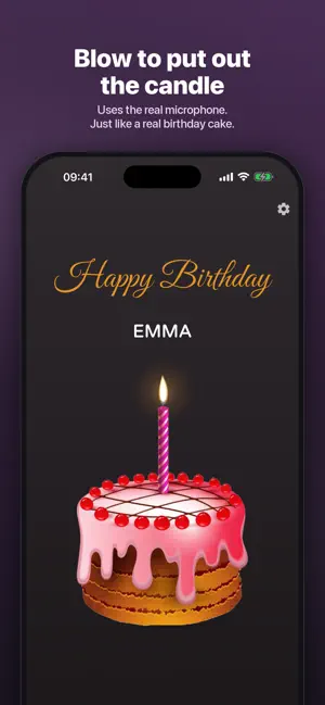 Blow Birthday Candle screenshot 1