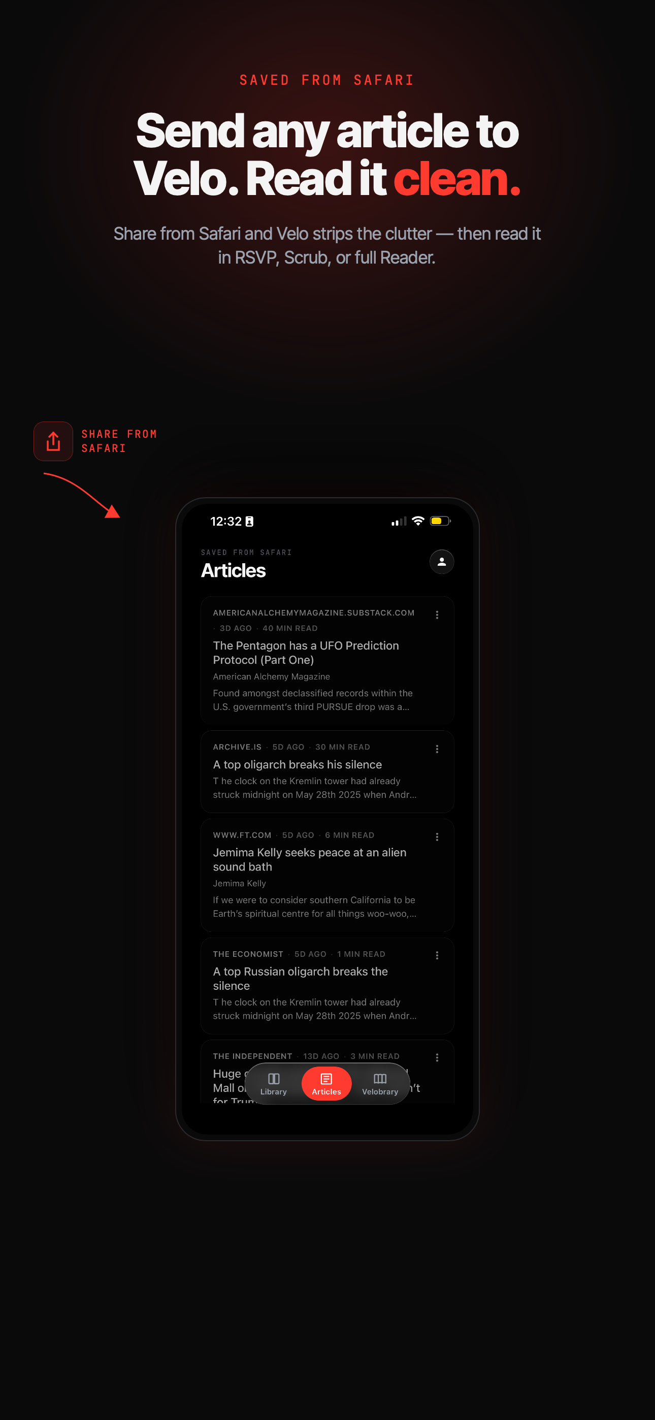 VeloReader screenshot 5