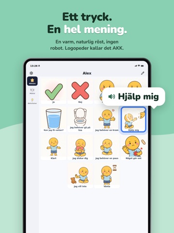 Tala: AKK vid autism iPad screenshot 1