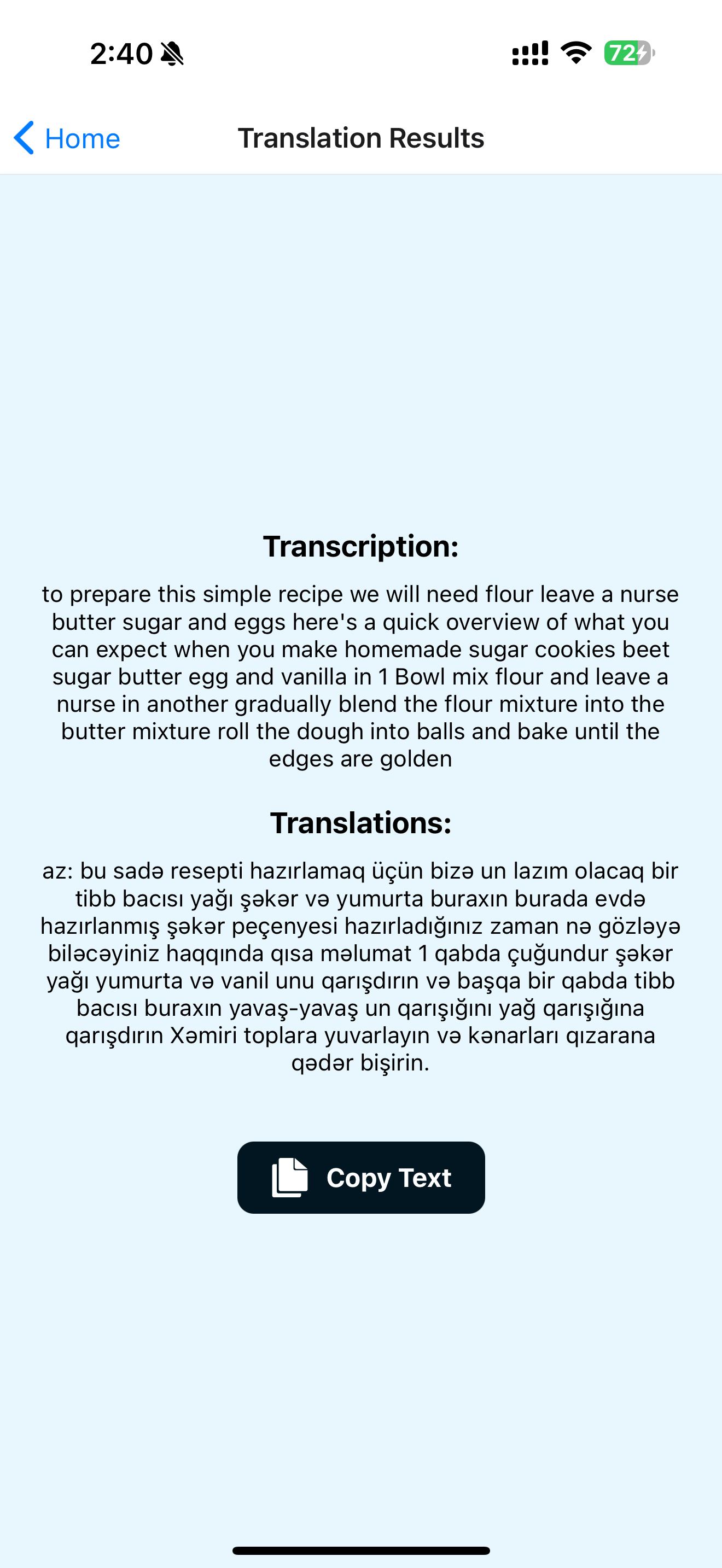 Audex - Translate Audio Files