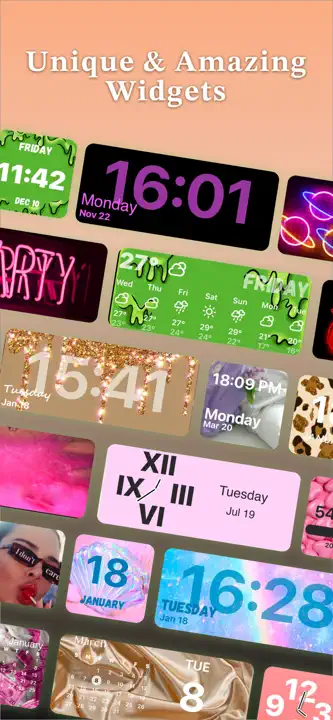 Widgets Kit Icon Wallpaper Appのスクリーンショット（4/5）