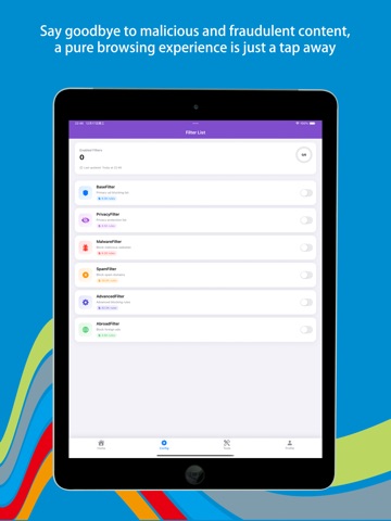 Wonder Blocker - Ad Blocker iPad screenshot