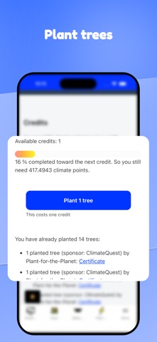 ClimateQuest iPhone screenshot