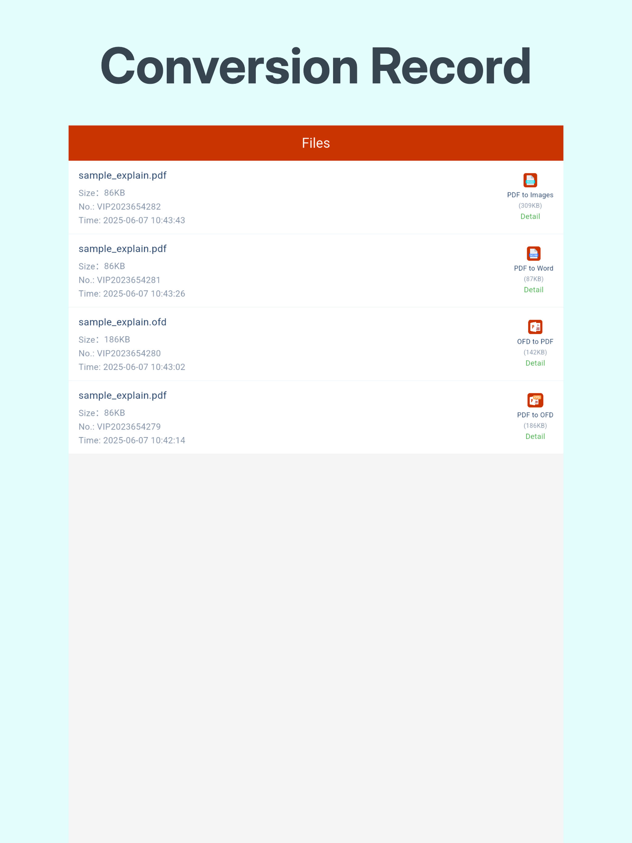 OFD Converter