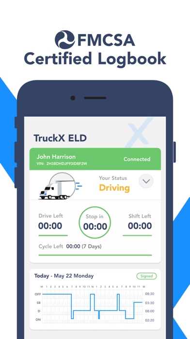TruckX - Electronic Logbook Screenshot