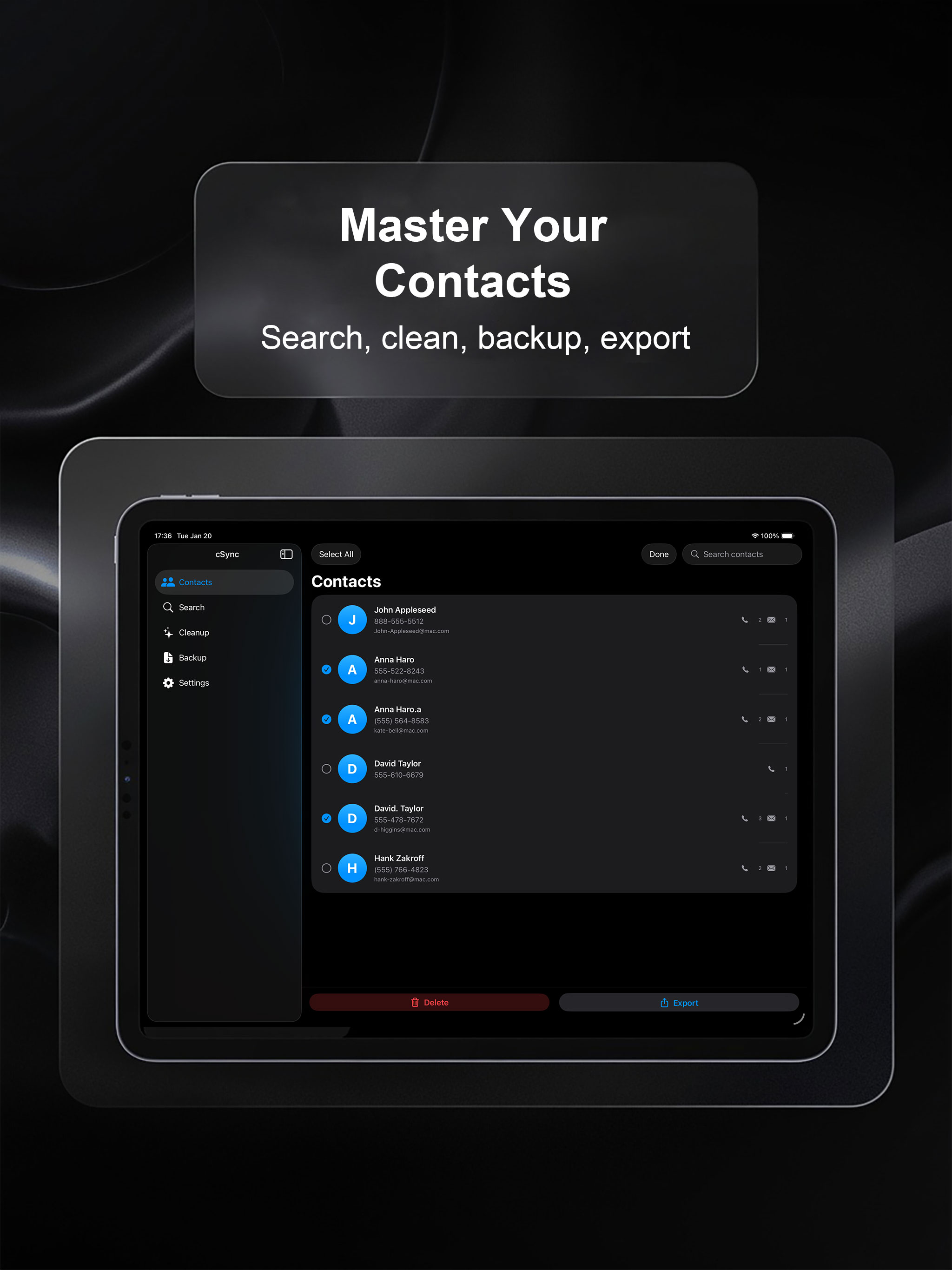 cSync: Sync Google Contacts,..