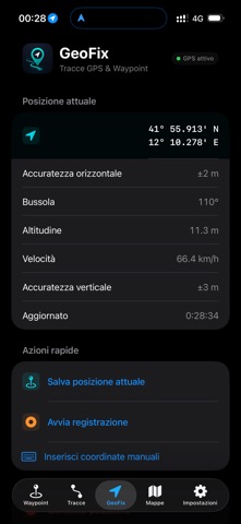 GeoFix – Tracce GPS & Waypoint screenshot