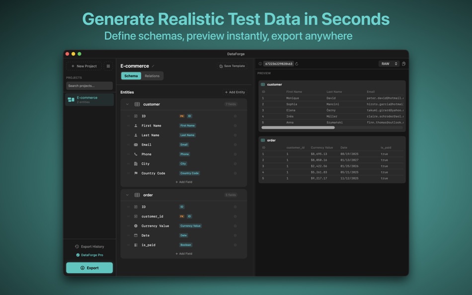 #1. DataForge (macOS) Podle: JAKUB HRADILEK