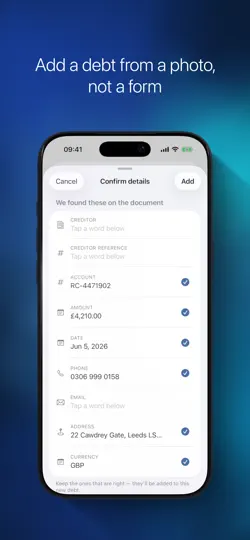 Скриншот Clearfolio на iPhone 2