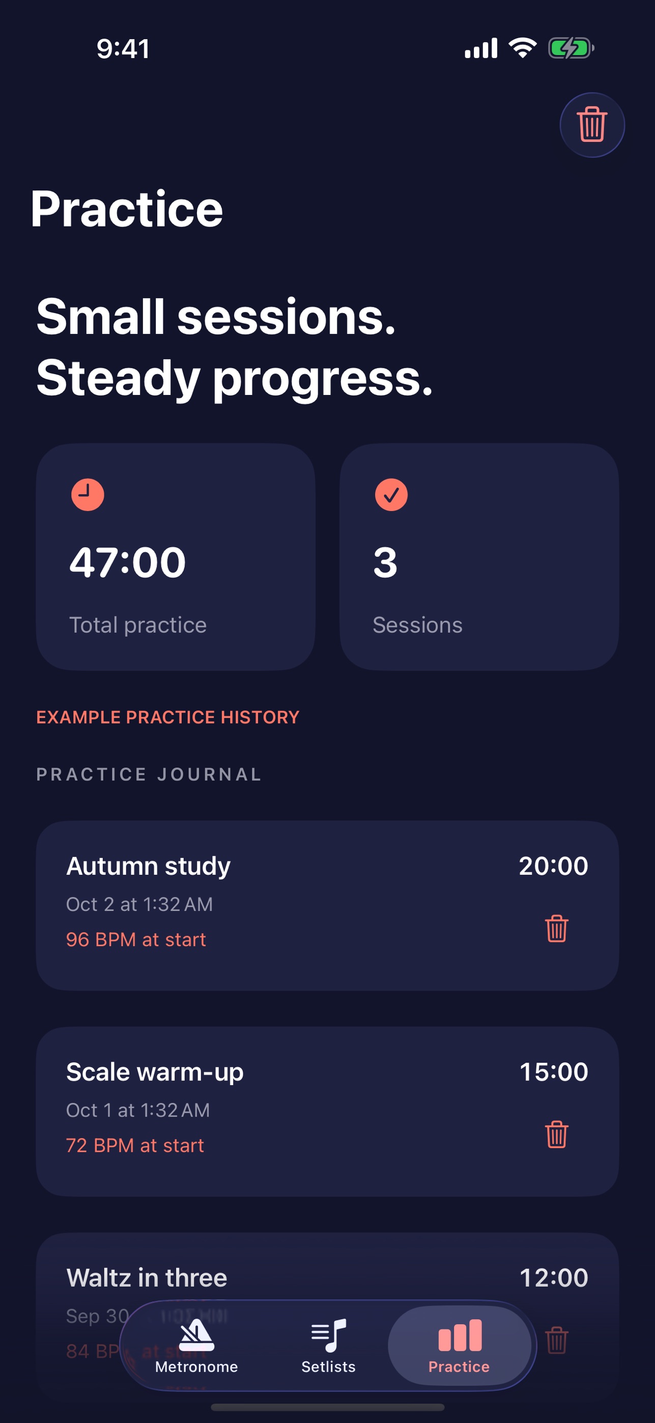 Screenshot 3 of BeatBench: Practice & Tempo