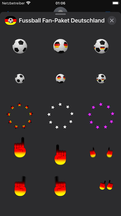 Fußball Fan-Paket Deutschland Screenshot