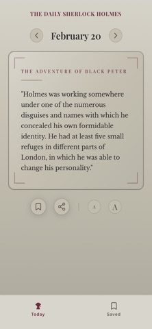 The Daily Sherlock Holmes screenshot